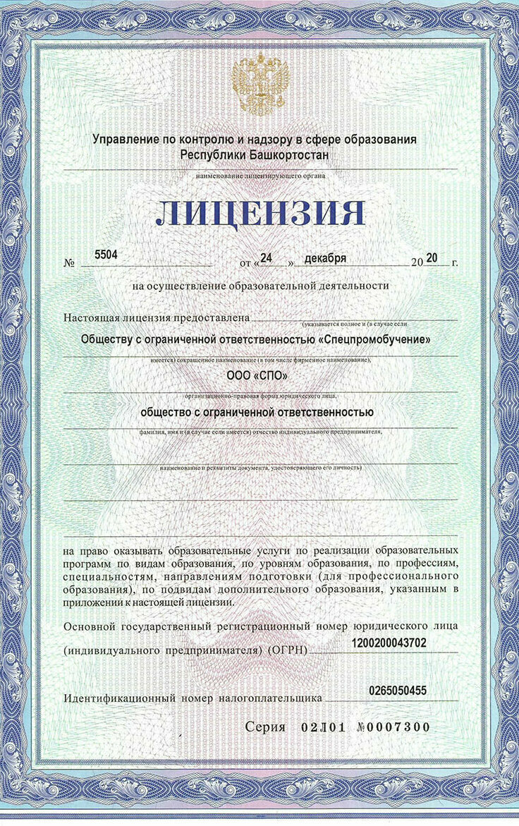 лицензия на образовательную деятельность лицензия на образовательную деятельность